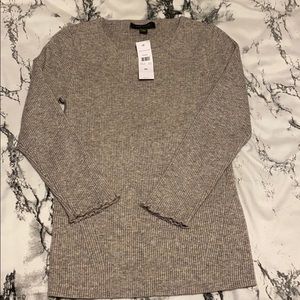 Gray Ann Taylor Top